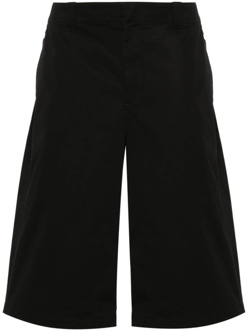 LEMAIRE twill-weave bermuda shorts - Black von LEMAIRE