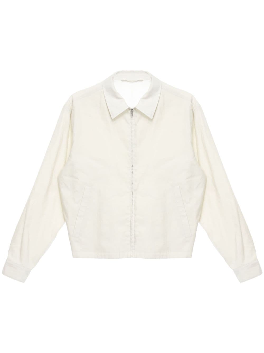 LEMAIRE zip-up shirt jacket - Neutrals von LEMAIRE