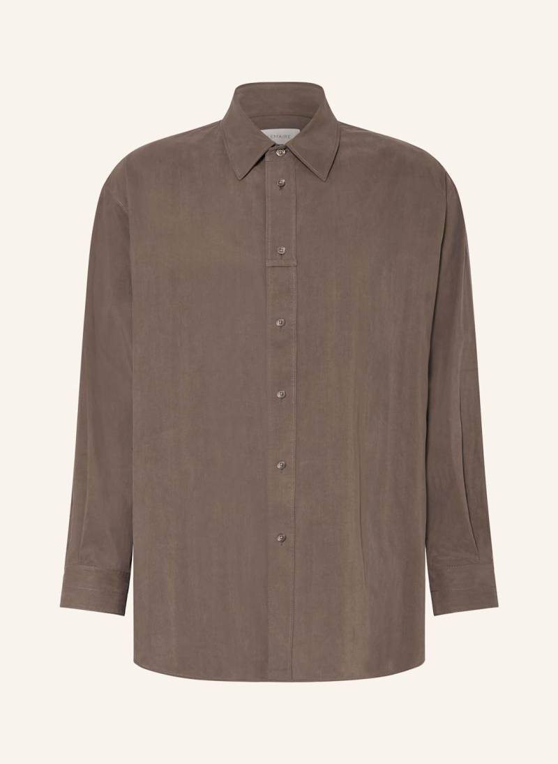 Lemaire Hemd Comfort Fit braun von LEMAIRE