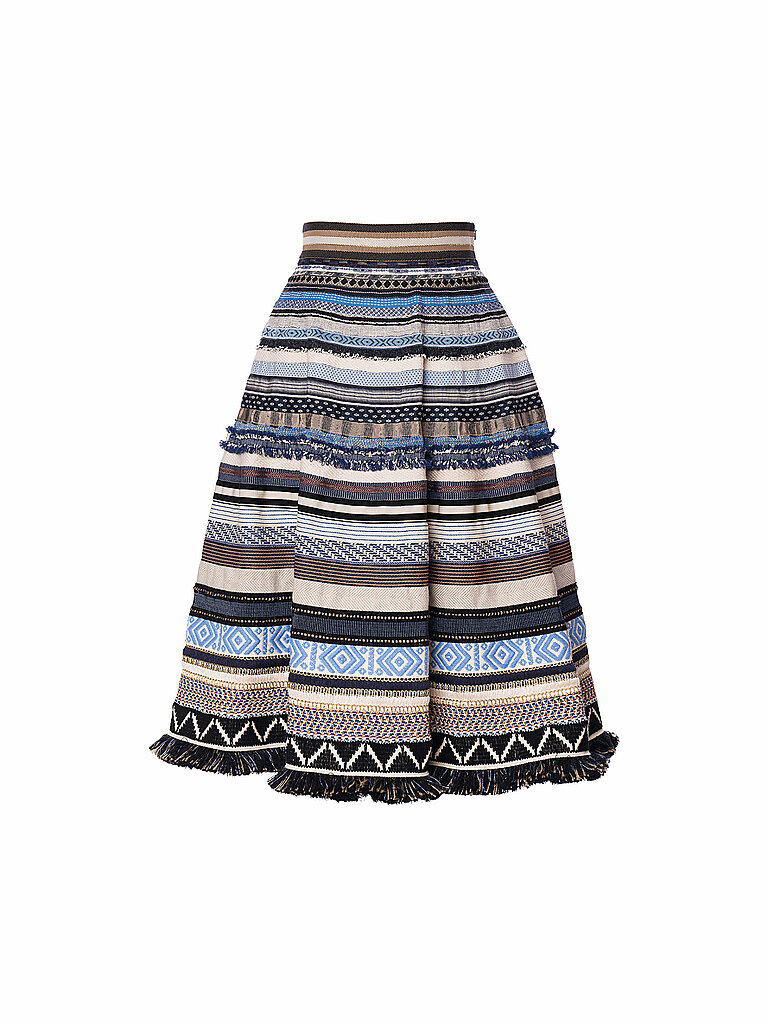 LENA HOSCHEK Bänderrock ORIGINAL RIBBON blau | L von LENA HOSCHEK
