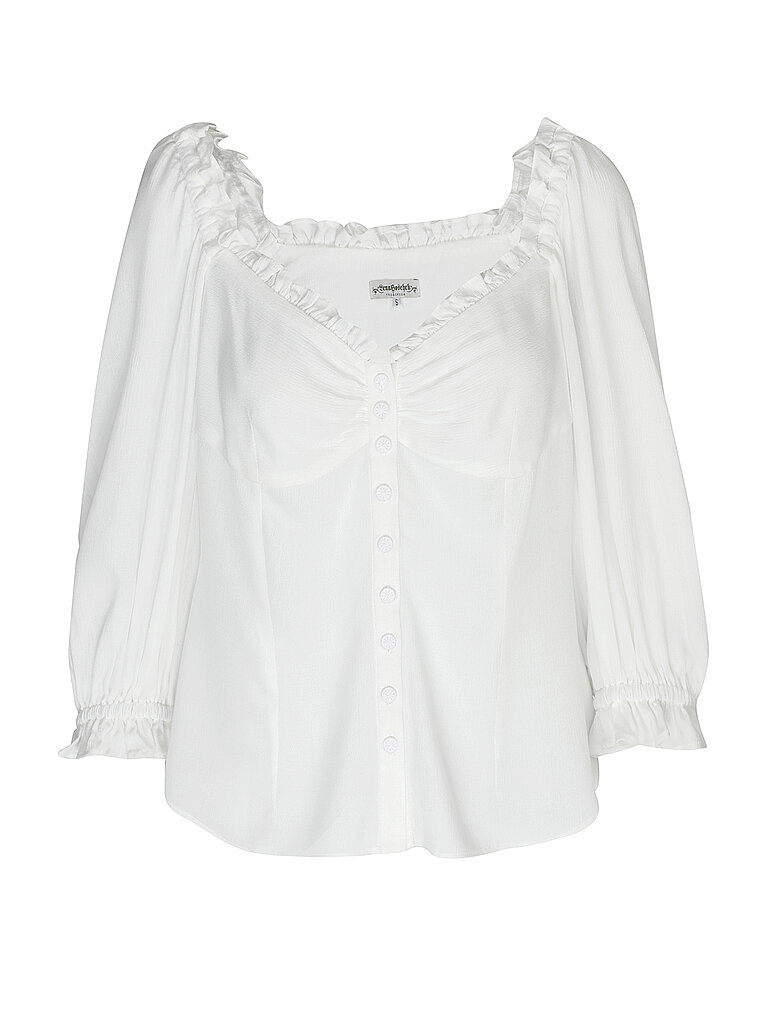 LENA HOSCHEK Dirndlbluse ELOISE weiss | L von LENA HOSCHEK