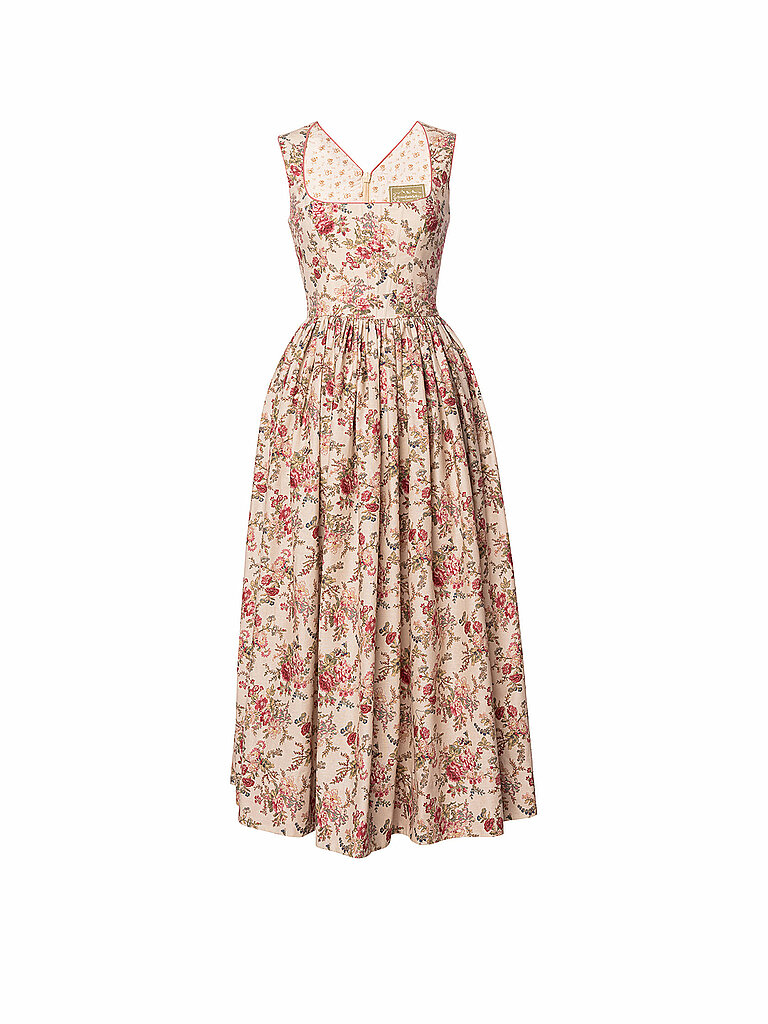 LENA HOSCHEK Midikleid ELOUISE beige | M von LENA HOSCHEK