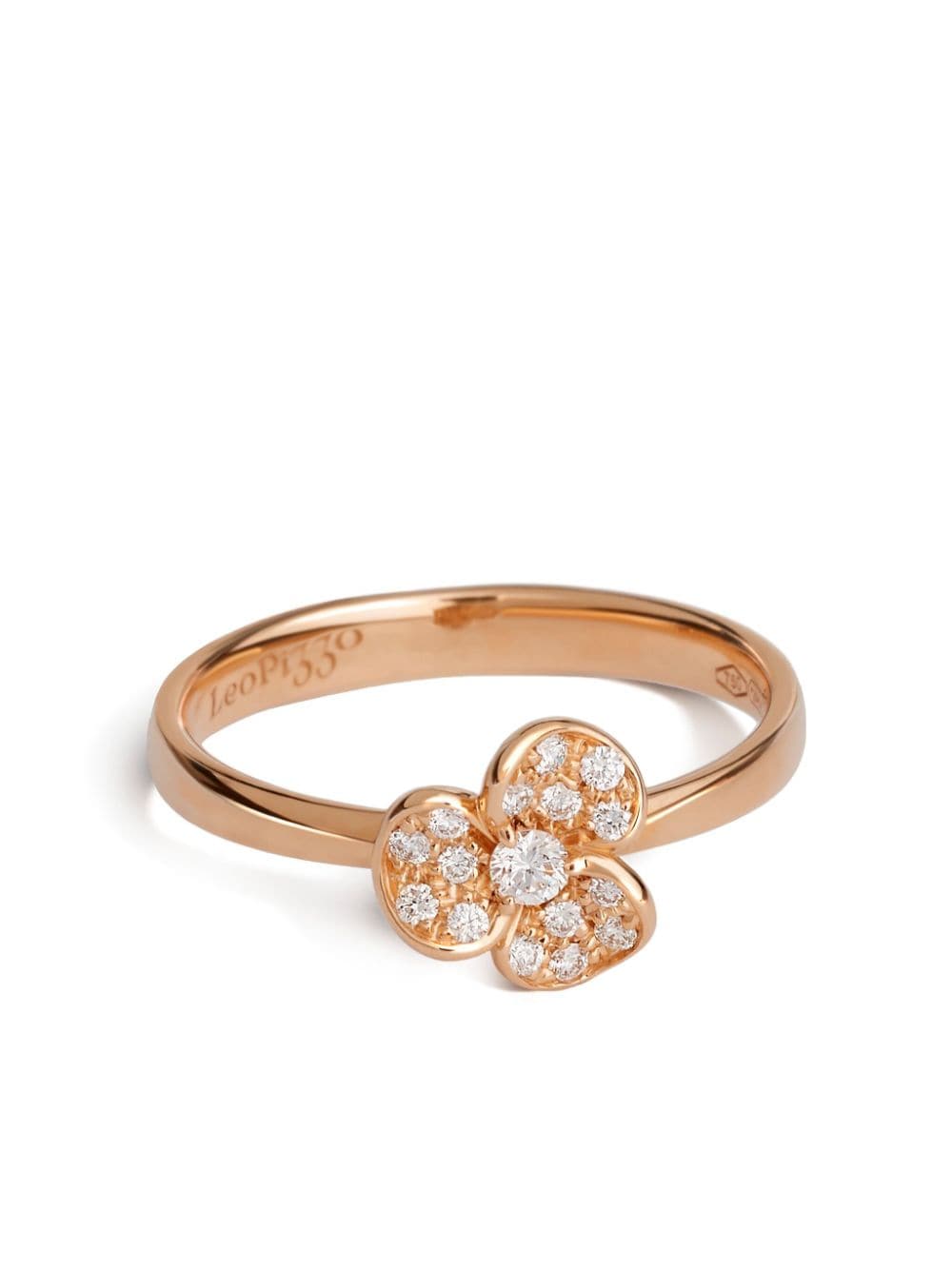 LEO PIZZO Candy Flora cocktail ring - Pink von LEO PIZZO