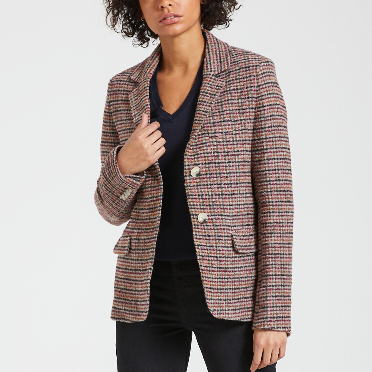 Karierter Blazer VENICE, einreihig zu knöpfen von LEON & HARPER