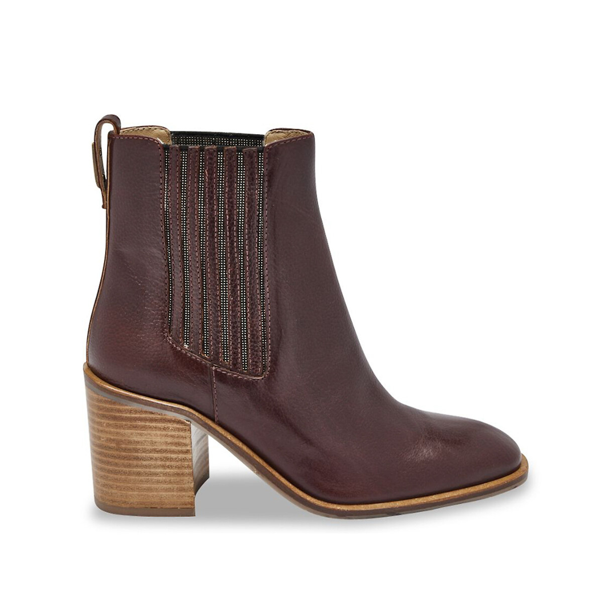 Chelsea-Boots Ludy mit Absatz, Leder von LES TROPEZIENNES PAR M BELARBI