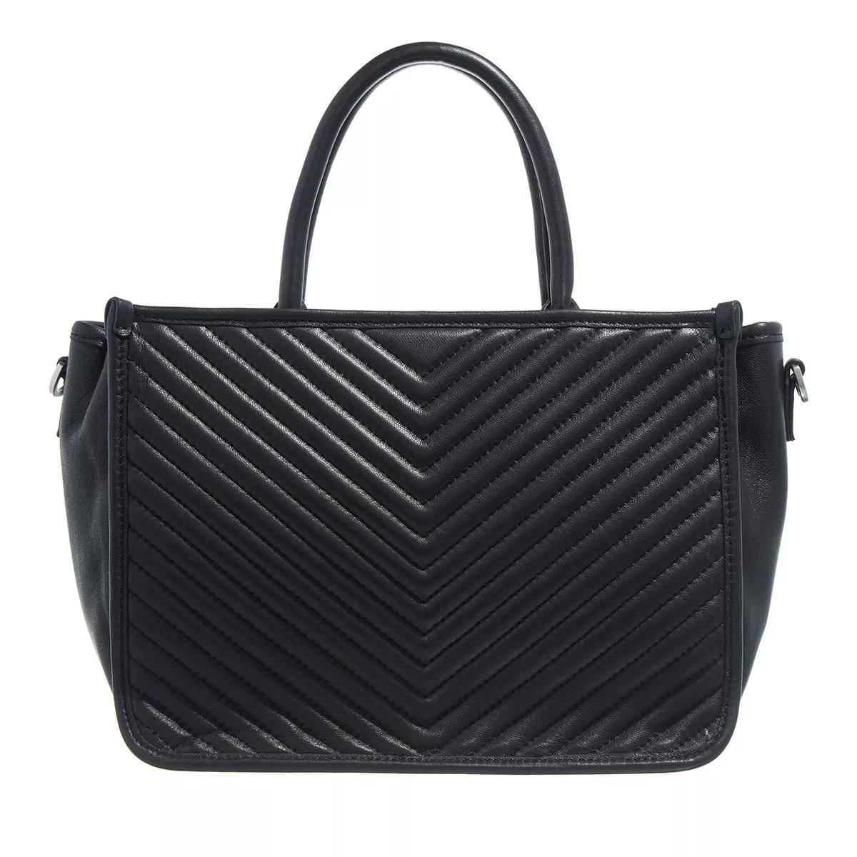 LES VISIONNAIRES Henkeltasche - Lena Quilting - Gr. unisize - in Schwarz - für Damen von LES VISIONNAIRES