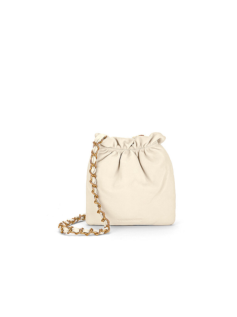 LES VISIONNAIRES Ledertasche - Bucket Bag LILOU SILKY creme von LES VISIONNAIRES