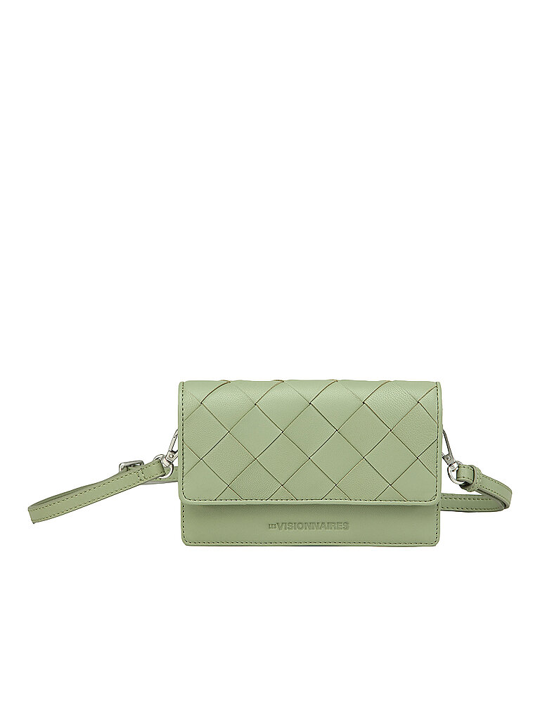 LES VISIONNAIRES Ledertasche - Mini Bag BRIT WEAVE grün LES VISIONNAIRES Ledertasche - Mini Bag BRIT WEAVE grün von LES VISIONNAIRES