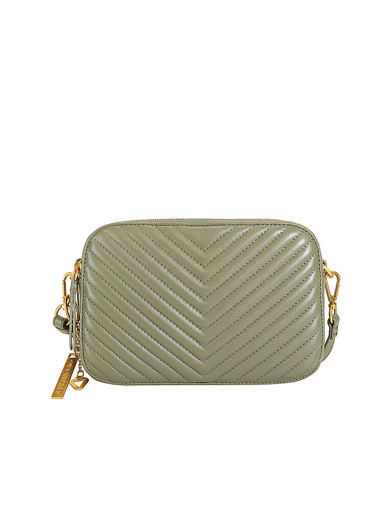 LES VISIONNAIRES Ledertasche - Mini Bag LOLA QUILTING dunkelgrün LES VISIONNAIRES Ledertasche - Mini Bag LOLA QUILTING dunkelgrün von LES VISIONNAIRES