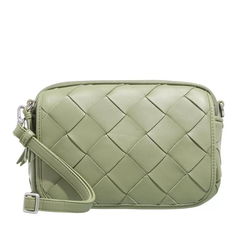 LESVISIONNAIRES Schultertasche - Emily Weave - Gr. unisize - in Grün - für Damen von LESVISIONNAIRES