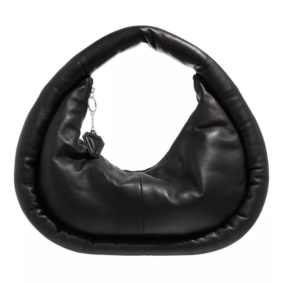 LES VISIONNAIRES Umhängetasche - Romy Puffy Leather - Gr. unisize - in Schwarz - für Damen von LES VISIONNAIRES