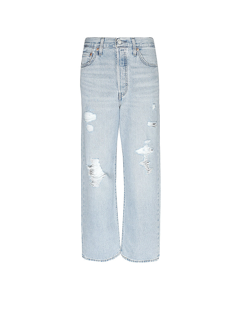 LEVI'S® Highwaist Jeans Straight Fit 7/8 RIBCAGE STRAIGHT hellblau | 30/L27 von LEVI'S®