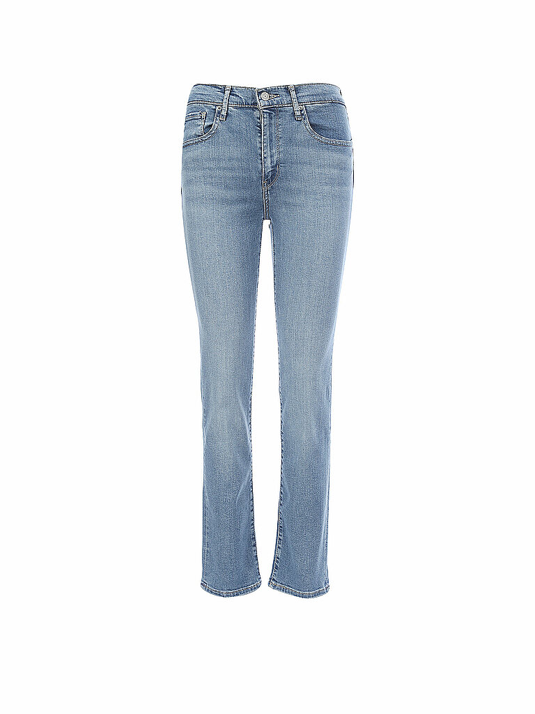 LEVI'S® Highwaist Jeans Straight Fit 724 blau | 28/L32 von LEVI'S®