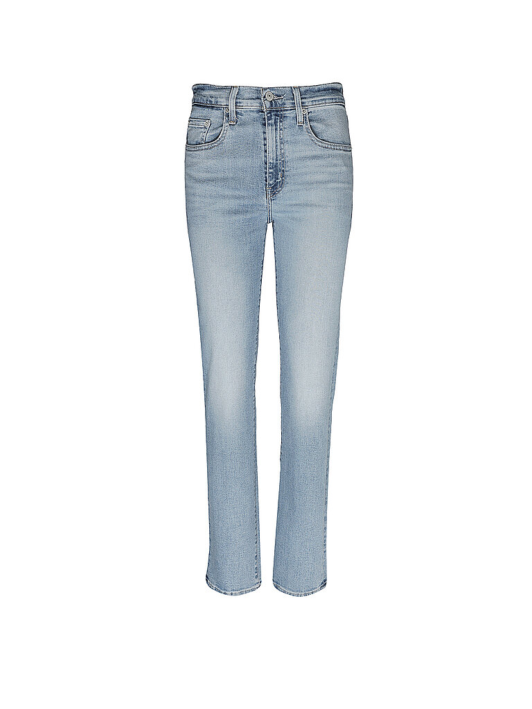 LEVI'S® Highwaist Jeans Straight Fit 724 hellblau | 28/L32 von LEVI'S®