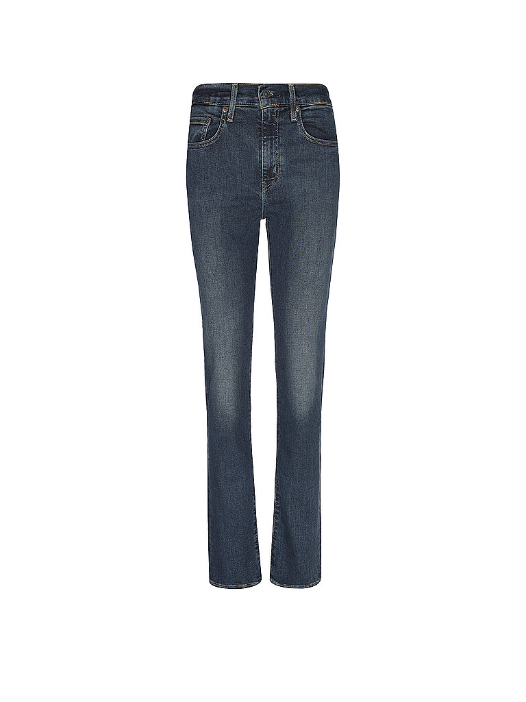LEVI'S® Jeans Straight Fit HIGH RISE 724 dunkelblau | 26/L32 von LEVI'S®