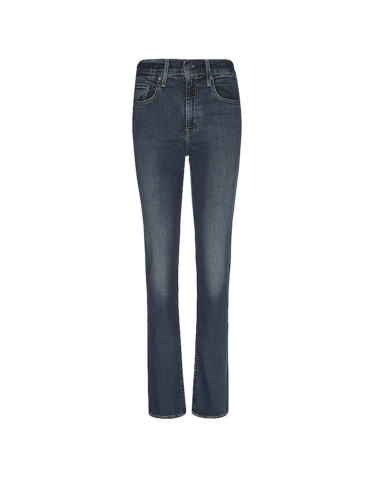 LEVI'S® Jeans Straight Fit HIGH RISE 724 dunkelblau | 28/L34 von LEVI'S®