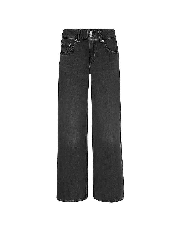 LEVI'S® Jeans Straight Fit SUPERLOW schwarz | 26/L32 von LEVI'S®