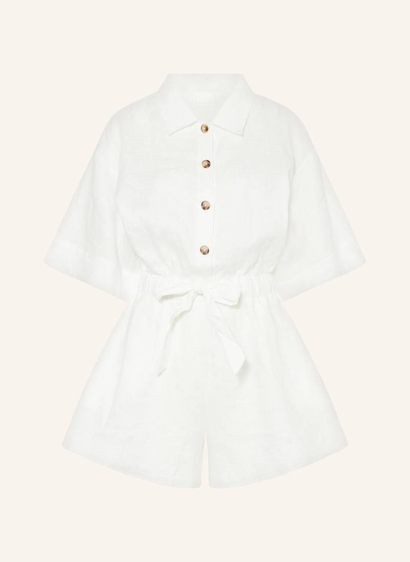 Lezu Leinen-Jumpsuit Cleo weiss von LEZU
