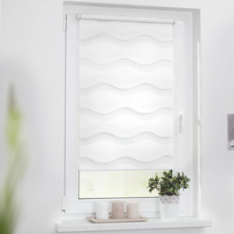 LICHTBLICK ORIGINAL Doppelrollo »Duo Rollo Klemmfix Welle«, Lichtschutz, ohne Bohren, im Fixmass von LICHTBLICK ORIGINAL