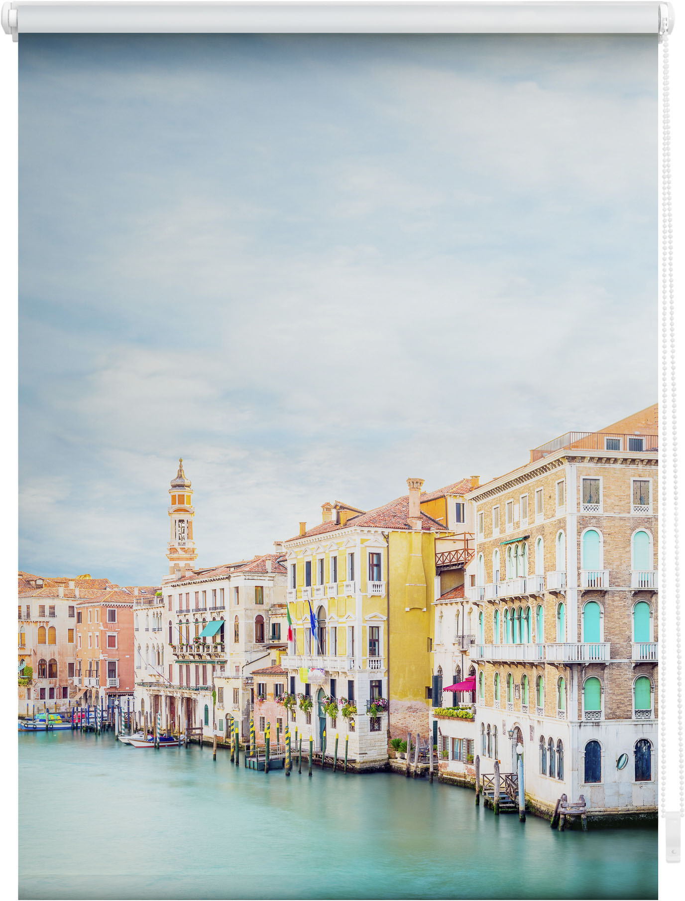 LICHTBLICK ORIGINAL Seitenzugrollo »Rollo Klemmfix, ohne Bohren, blickdicht, Venedig - Blau«, blickdicht, Sichtschutz-Blendschutz, freihängend LICHTBLICK ORIGINAL Seitenzugrollo »Rollo Klemmfix, ohne Bohren, blickdicht, Venedig - Blau«, blickdicht, Sichtschutz-Blendschutz, freihängend von LICHTBLICK ORIGINAL