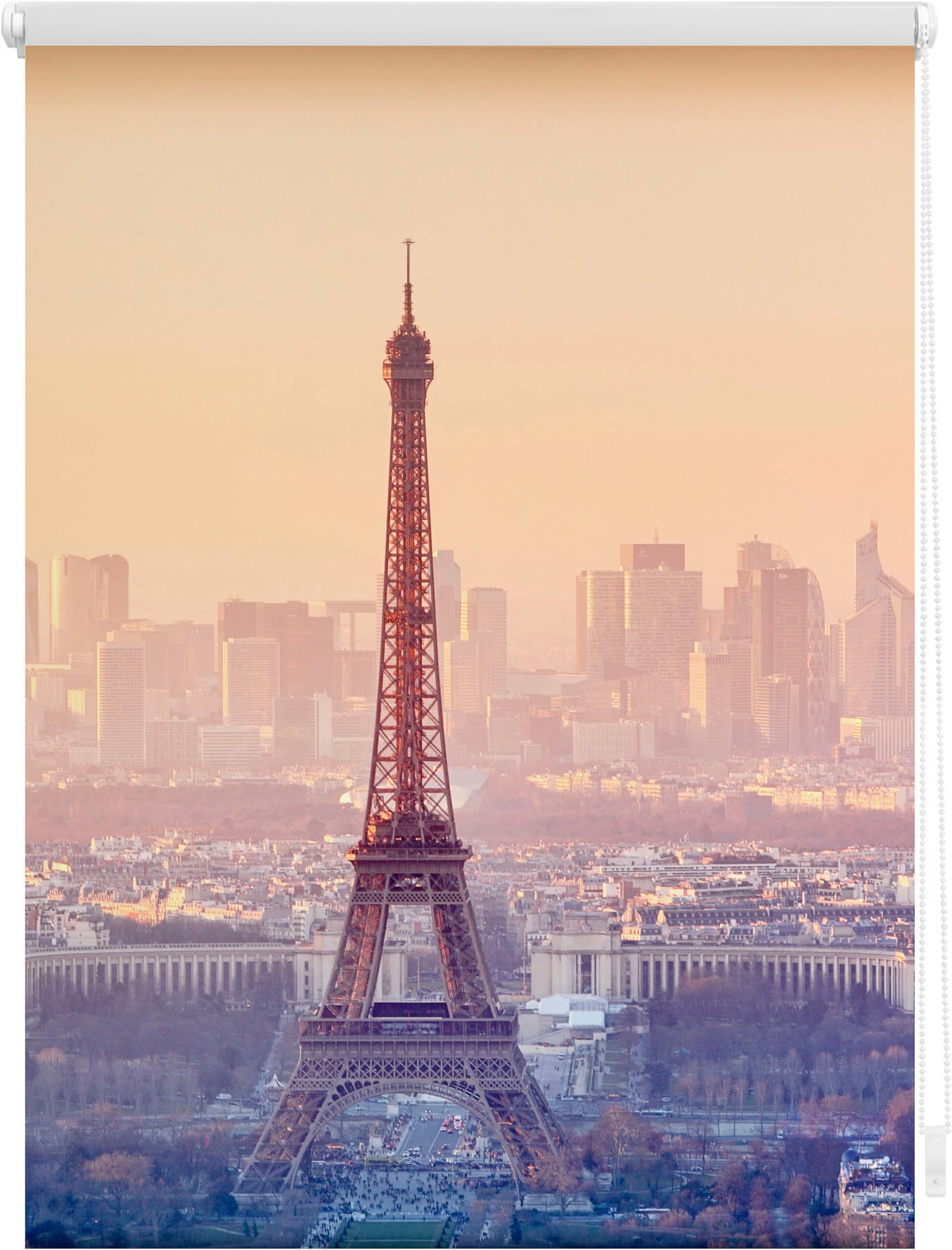 LICHTBLICK ORIGINAL Seitenzugrollo »Klemmfix Motiv Eiffelturm«, Lichtschutz, ohne Bohren, freihängend von LICHTBLICK ORIGINAL