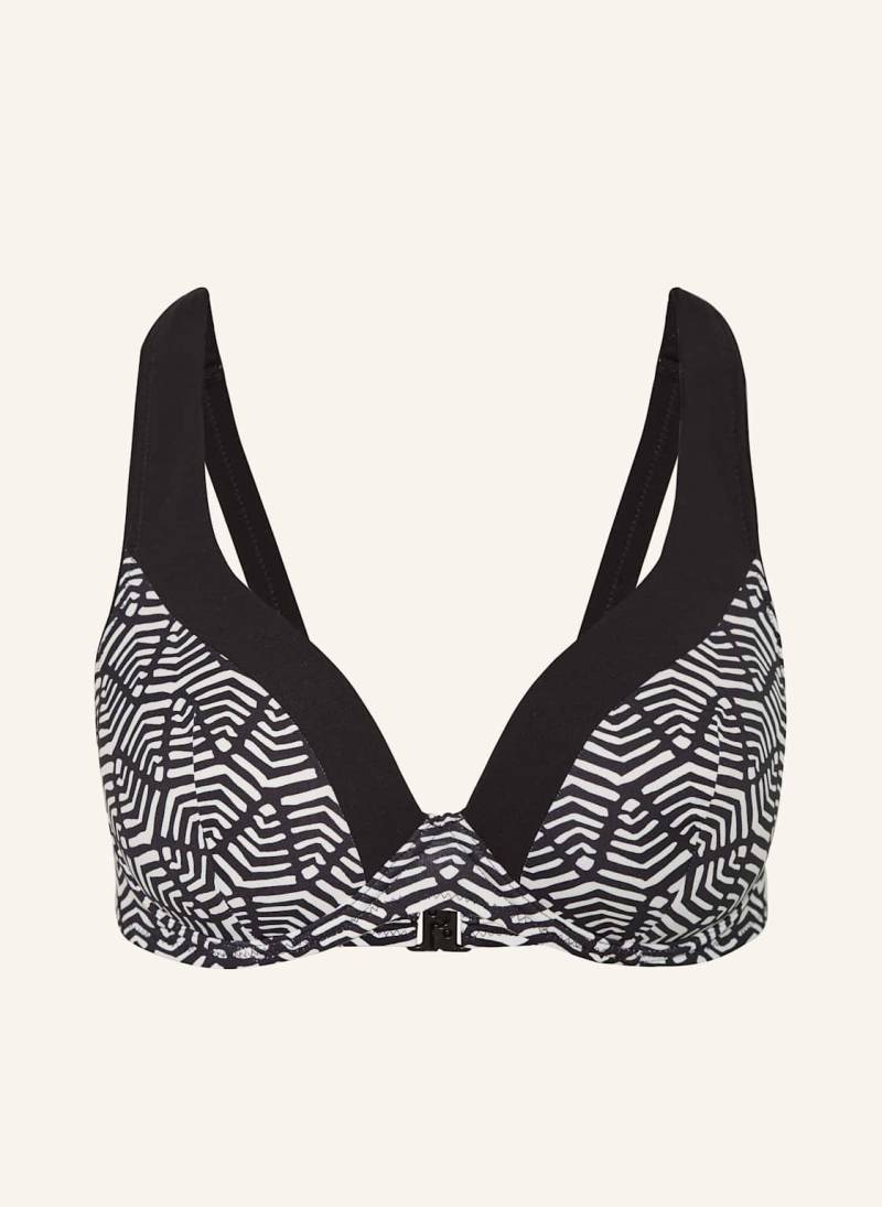 Lidea Bügel-Bikini-Top Dashed Pulse schwarz von LIDEA