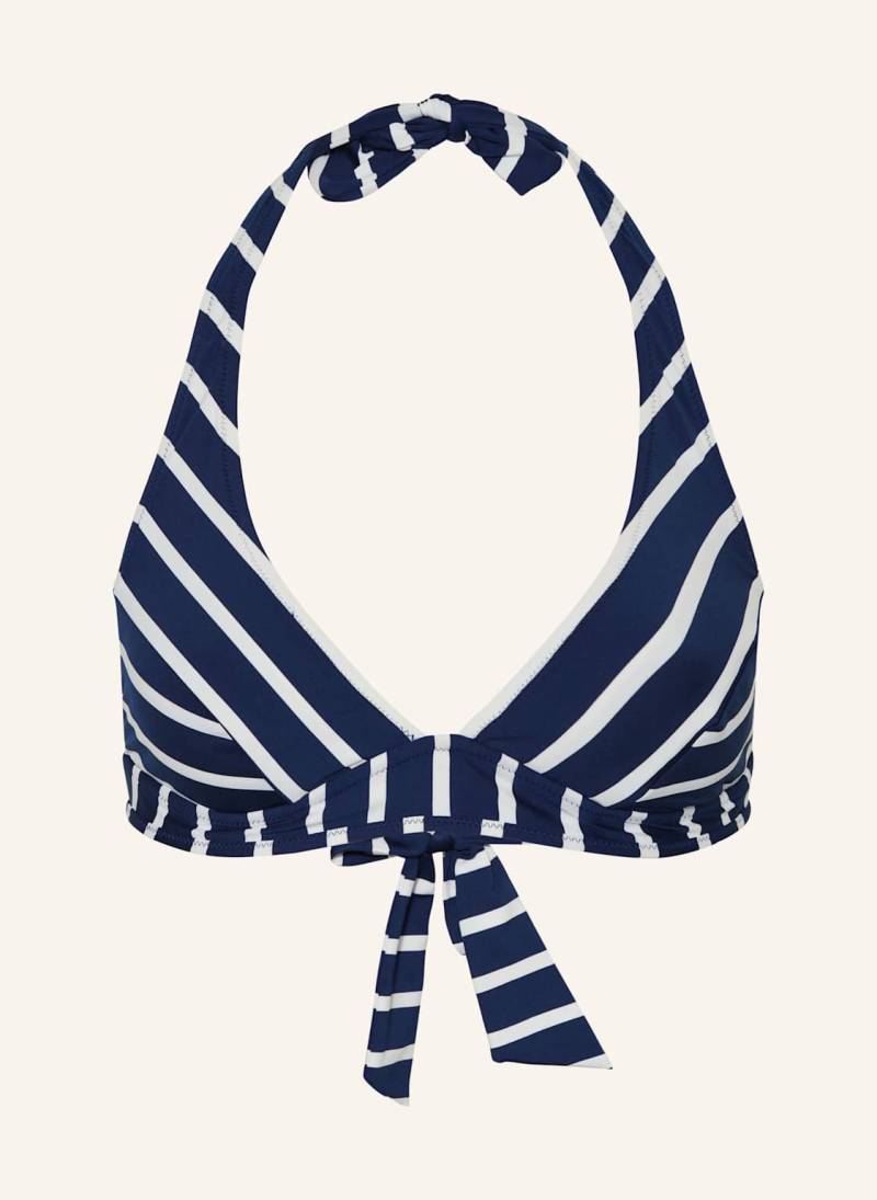 Lidea Neckholder-Bikini-Top Bay Games Zum Wenden blau von LIDEA