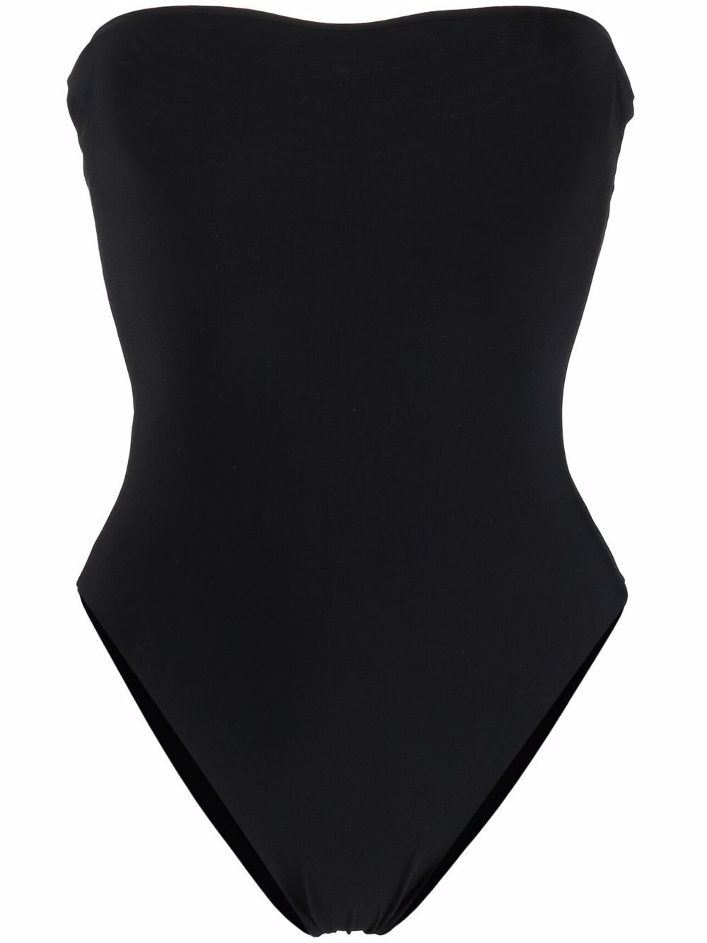 LIDO one-piece bandeau swimsuit - Black von LIDO