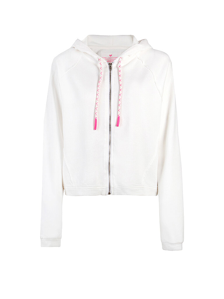 LIEBLINGSSTÜCK Sweatjacke CLARINDA creme | XXL von LIEBLINGSSTÜCK