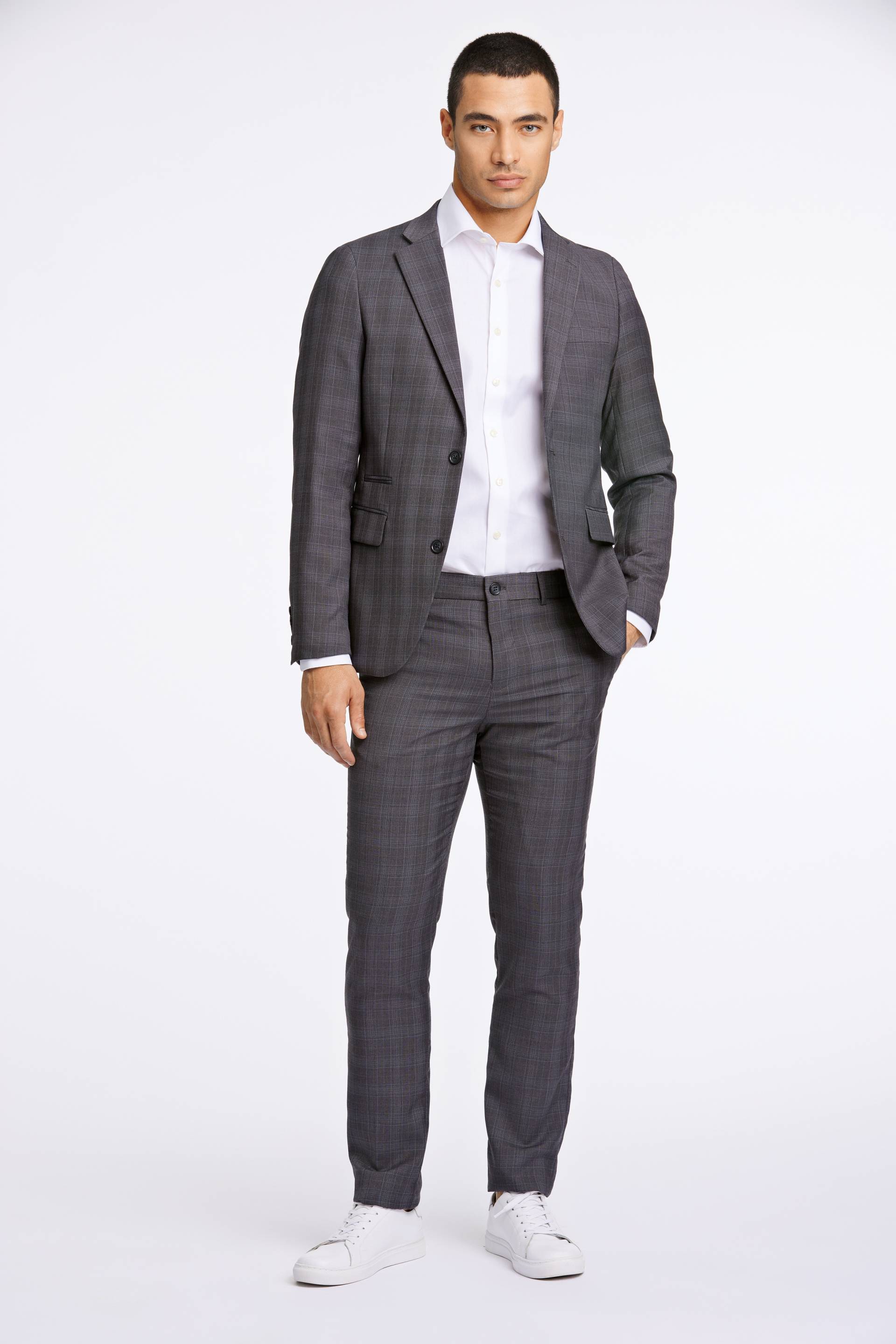LINDBERGH Anzug, (2 tlg.), slim fit, in karierter Optik von LINDBERGH