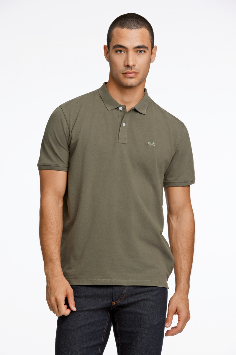 LINDBERGH Poloshirt, mit Logostickerei von LINDBERGH