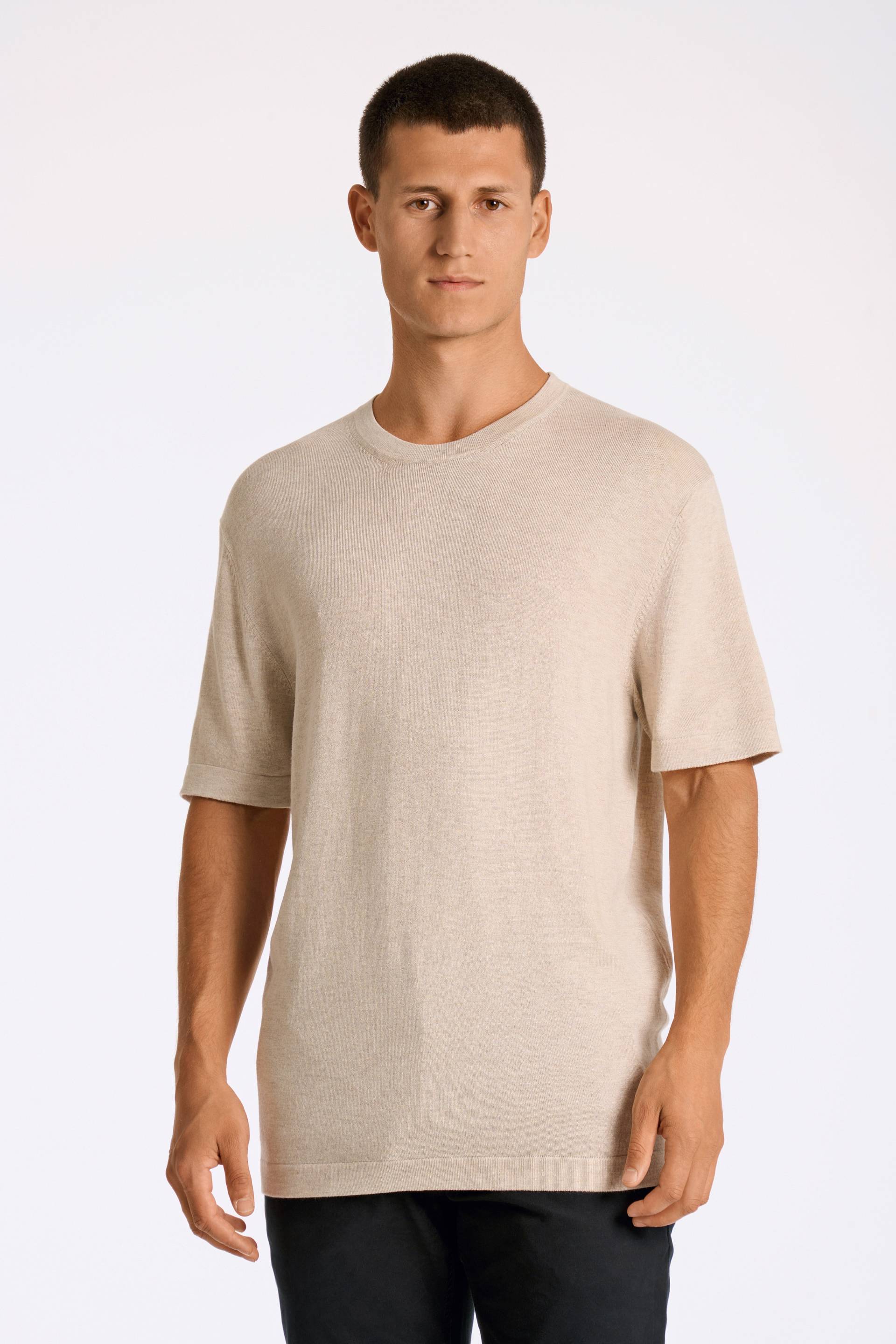 LINDBERGH Strickpullover, Halbarm, feiner Viskosemix LINDBERGH Strickpullover, Halbarm, feiner Viskosemix von LINDBERGH