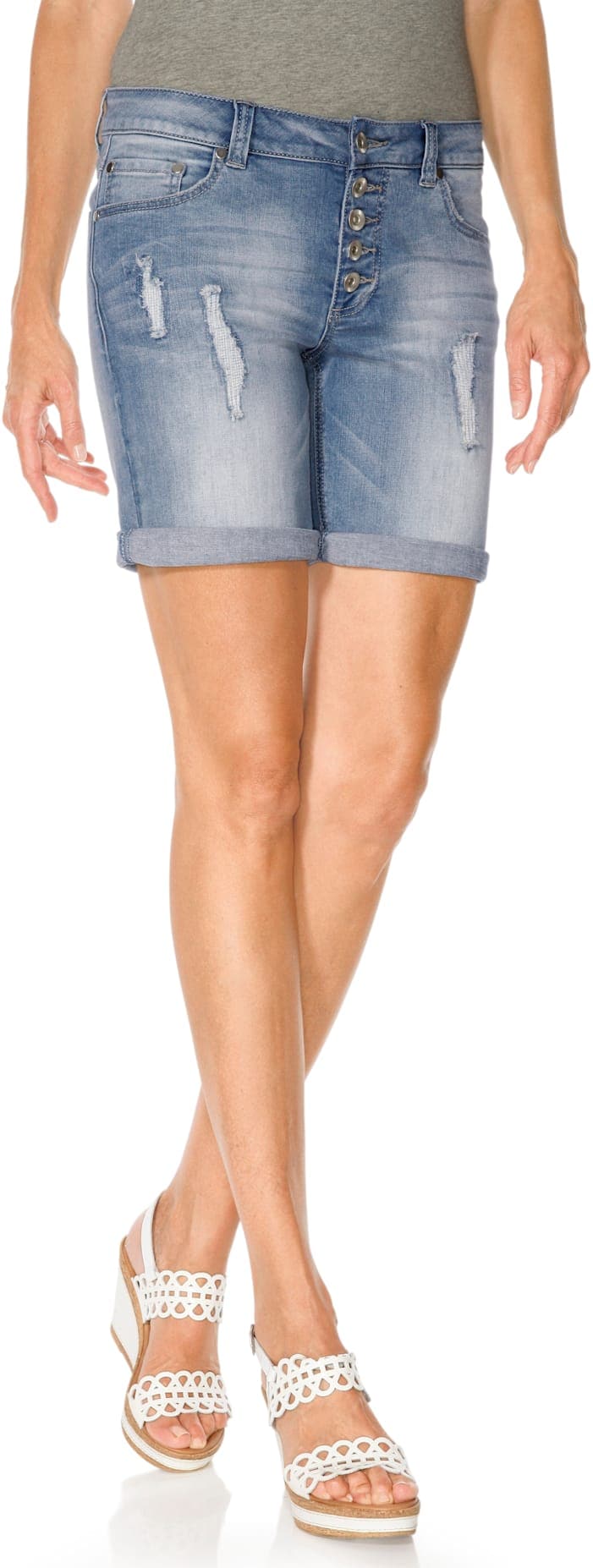 heine Jeansshorts, (1 tlg.) von heine