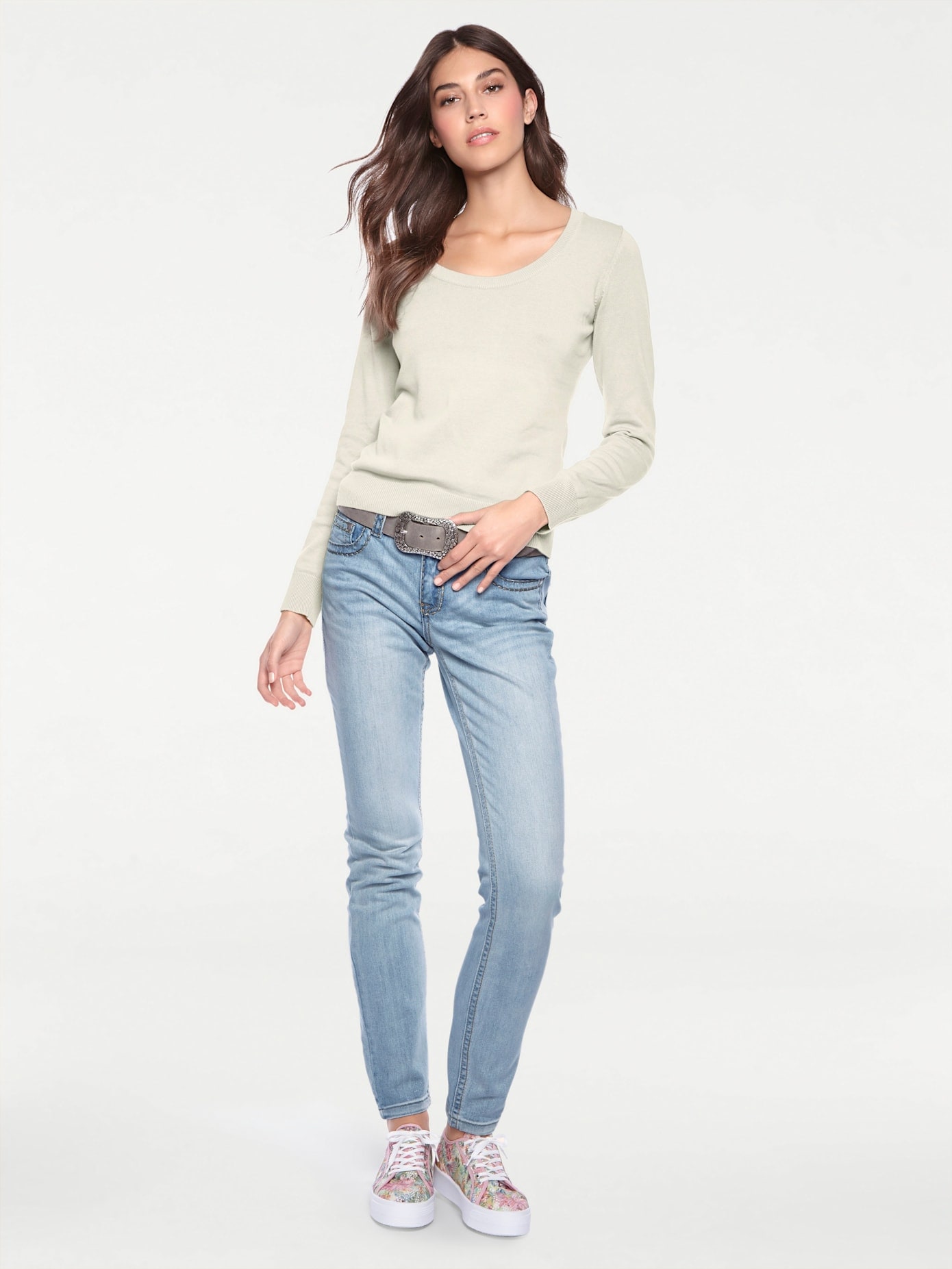heine Rundhalspullover »Rundhals-Pullover« heine Rundhalspullover »Rundhals-Pullover« von heine