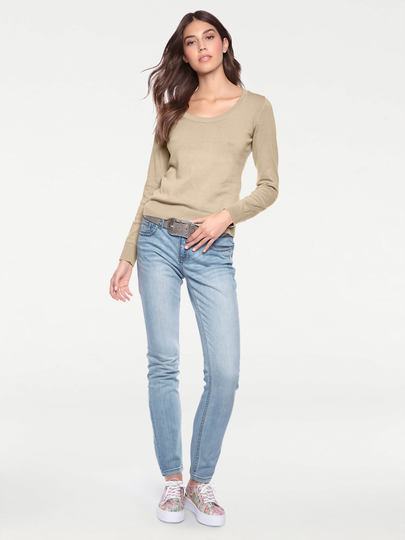 heine Rundhalspullover »Rundhals-Pullover« heine Rundhalspullover »Rundhals-Pullover« von heine