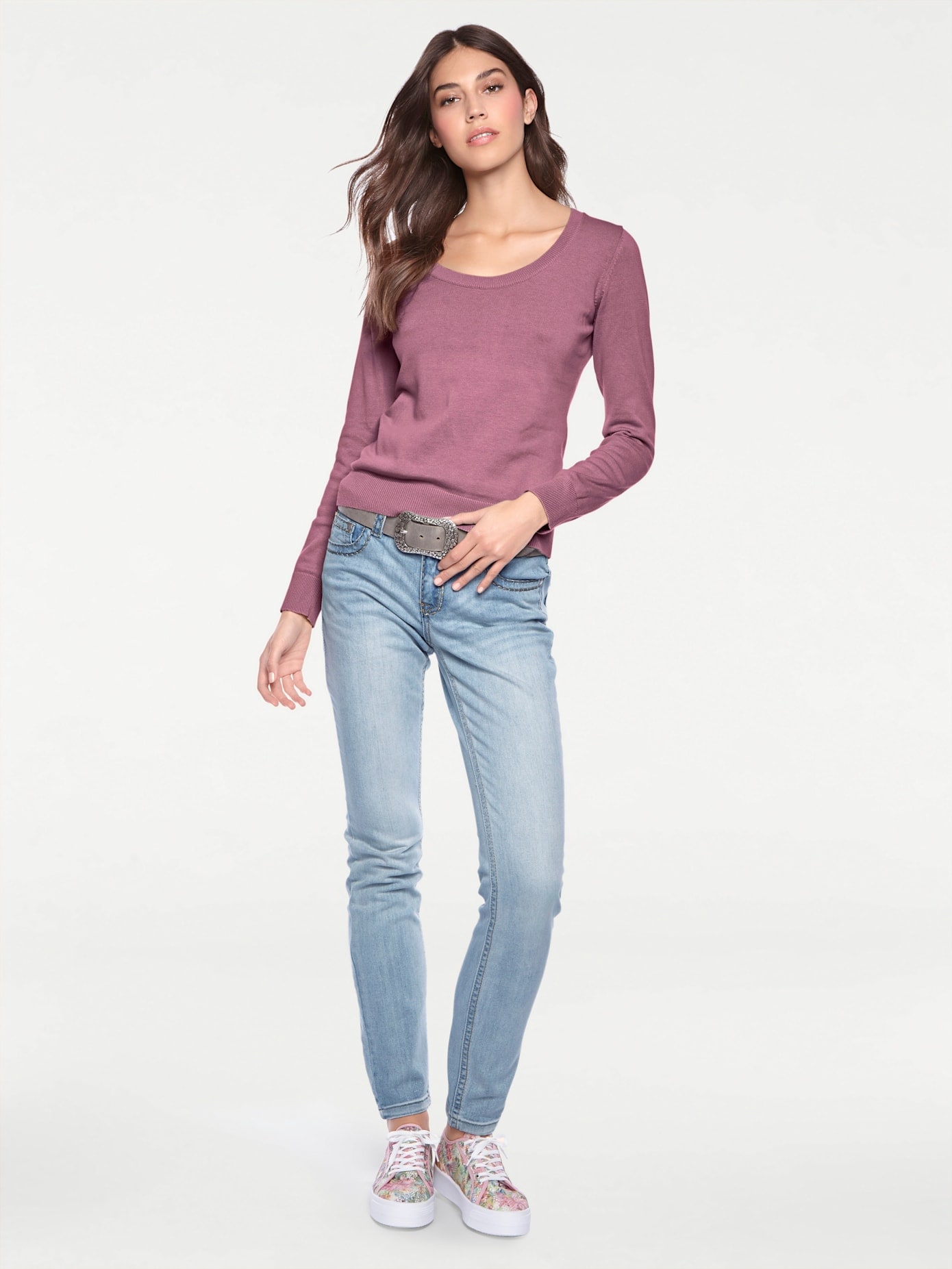 heine Rundhalspullover »Rundhals-Pullover« heine Rundhalspullover »Rundhals-Pullover« von heine