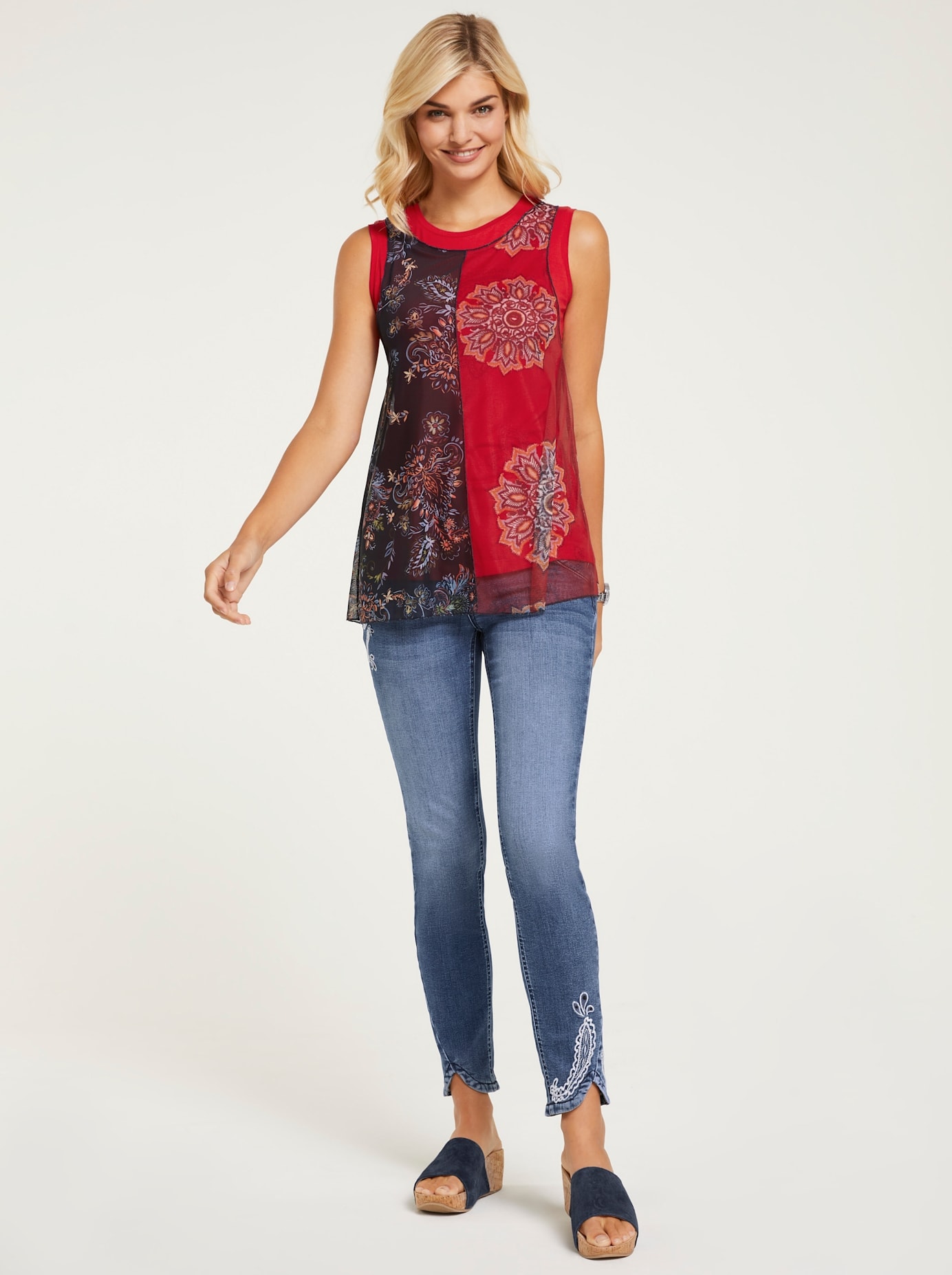 heine Rundhalsshirt »Druck-Top«, (1 tlg.) heine Rundhalsshirt »Druck-Top«, (1 tlg.) von heine