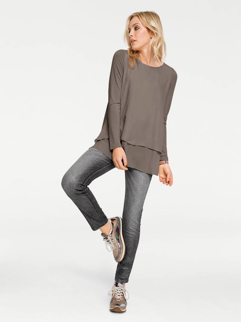 heine Rundhalsshirt »Rundhals-Shirt«, (1 tlg.) von heine