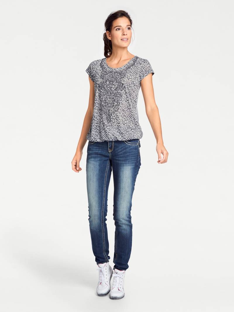 heine Rundhalsshirt »Rundhals-Shirt«, (1 tlg.) von heine