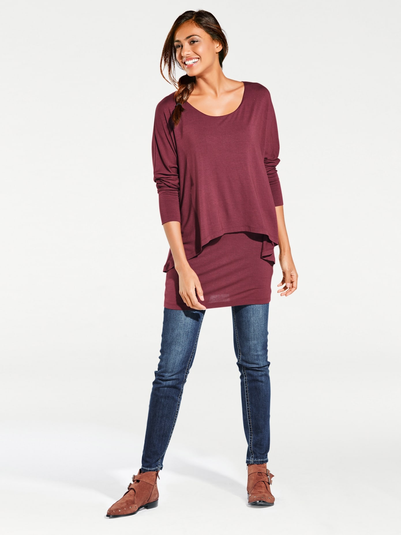 heine Rundhalsshirt »Rundhals-Shirt«, (1 tlg.) heine Rundhalsshirt »Rundhals-Shirt«, (1 tlg.) von heine