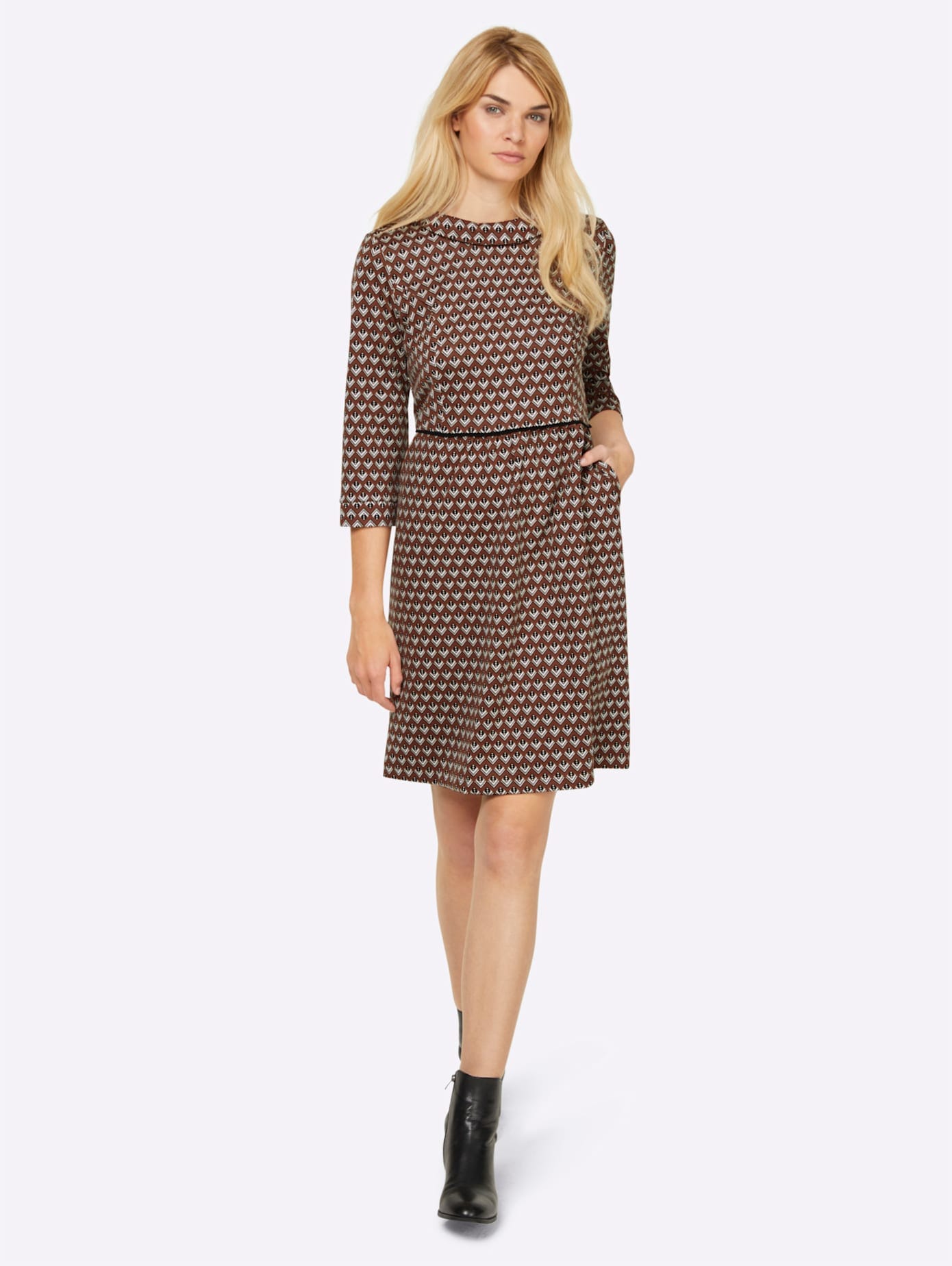 LINEA TESINI by heine Jerseykleid »Jacquard-Kleid« von LINEA TESINI by heine