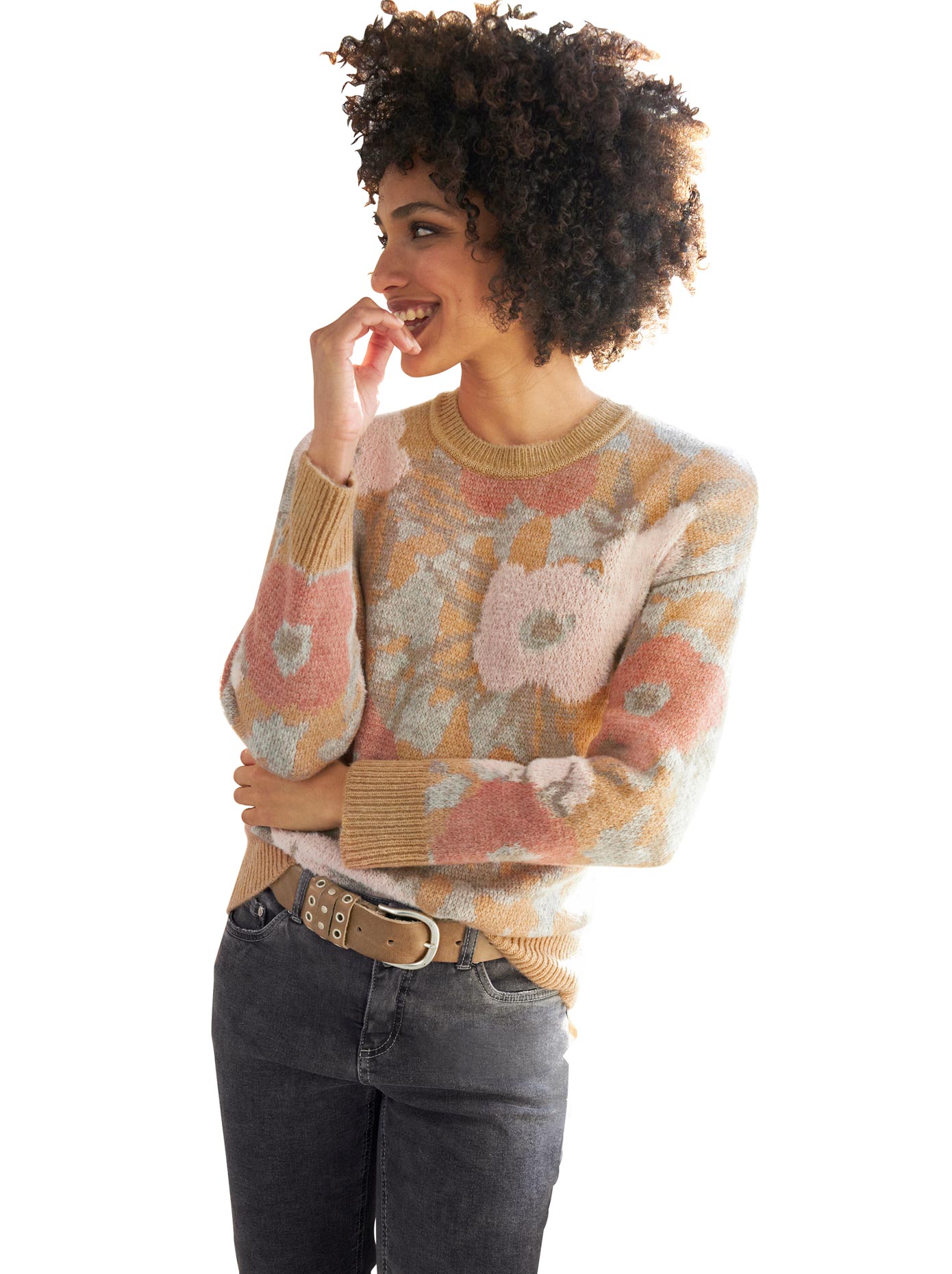 heine Rundhalspullover »Jacquard-Pullover« von heine