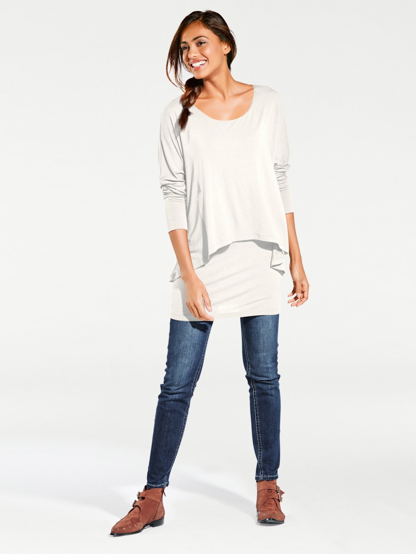 heine Rundhalsshirt »Rundhals-Shirt«, (1 tlg.) heine Rundhalsshirt »Rundhals-Shirt«, (1 tlg.) von heine