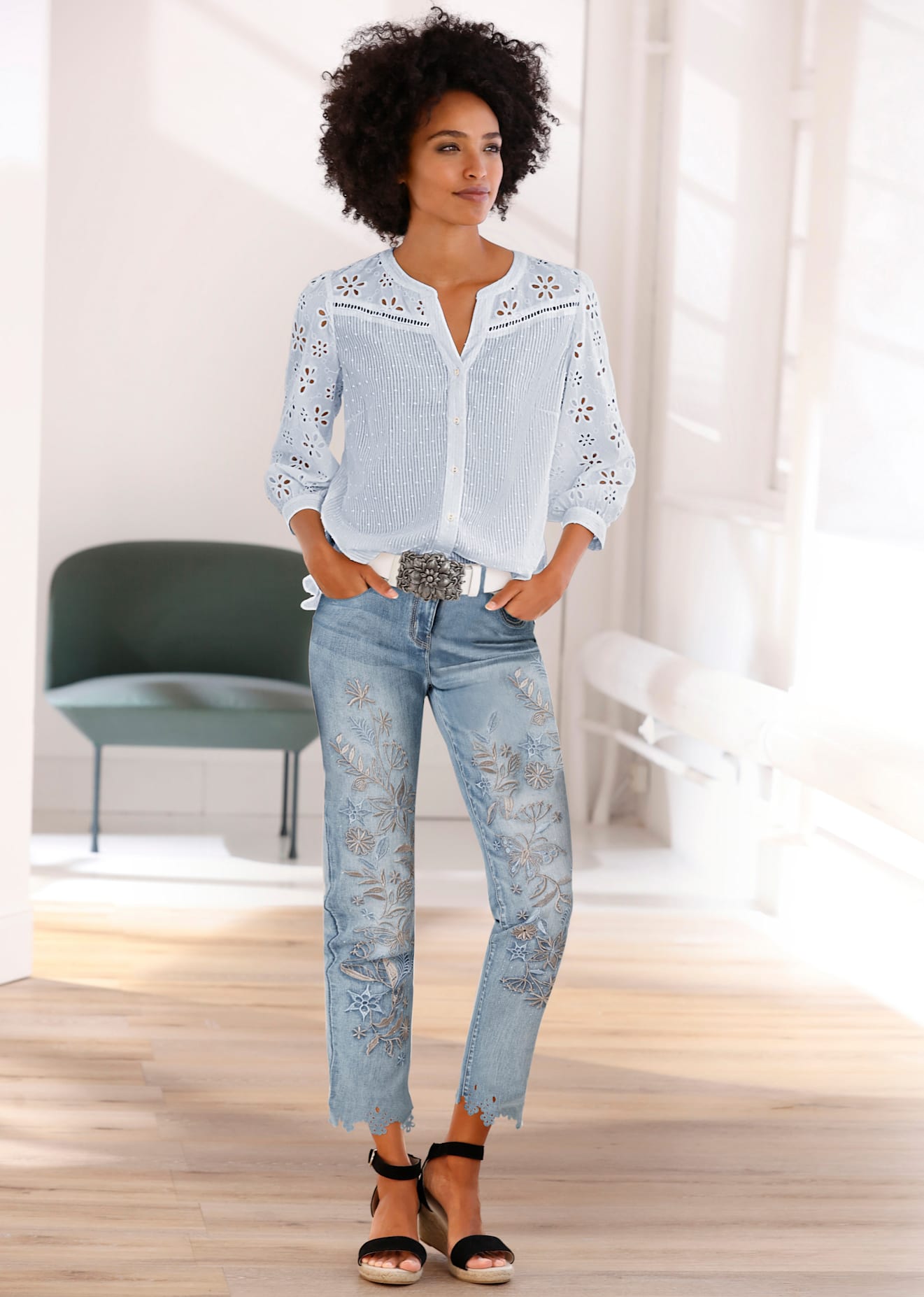 heine Spitzenbluse von heine