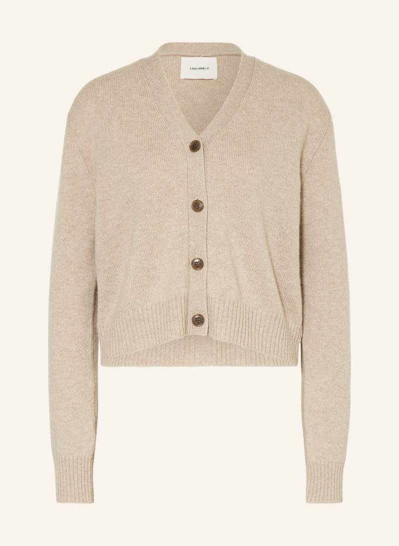 Lisa Yang Strickjacke Marion Aus Cashmere beige von LISA YANG