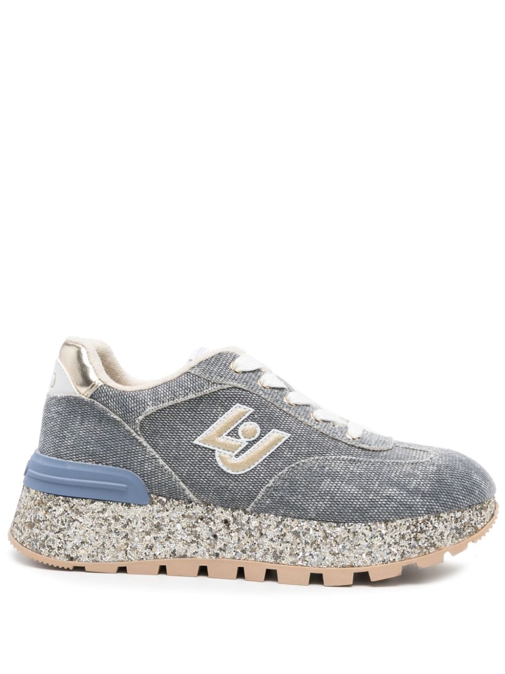 LIU JO Amazing 27 denim sneakers - Blue von LIU JO