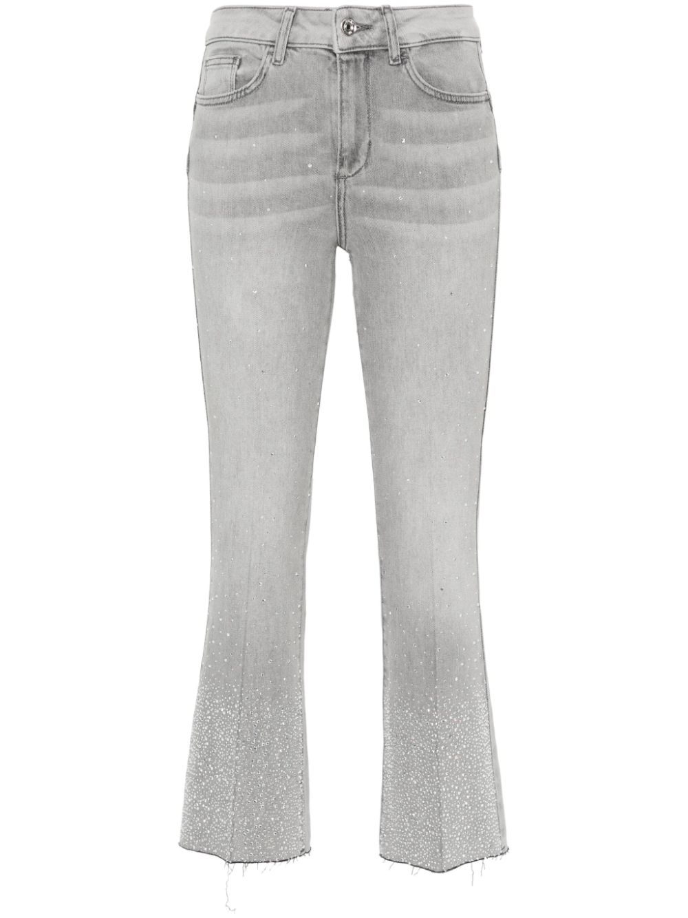 LIU JO Princess high-rise boot-cut jeans - Grey von LIU JO