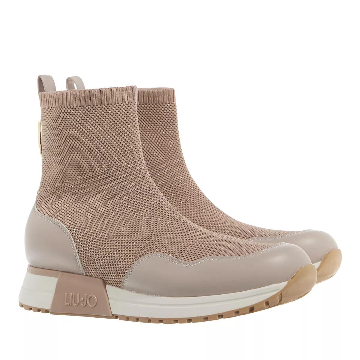 LIU JO Sneakers - Johanna 03 Mid Sneaker Lurex Spreading - Gr. 37 (EU) - in Beige - für Damen von LIU JO