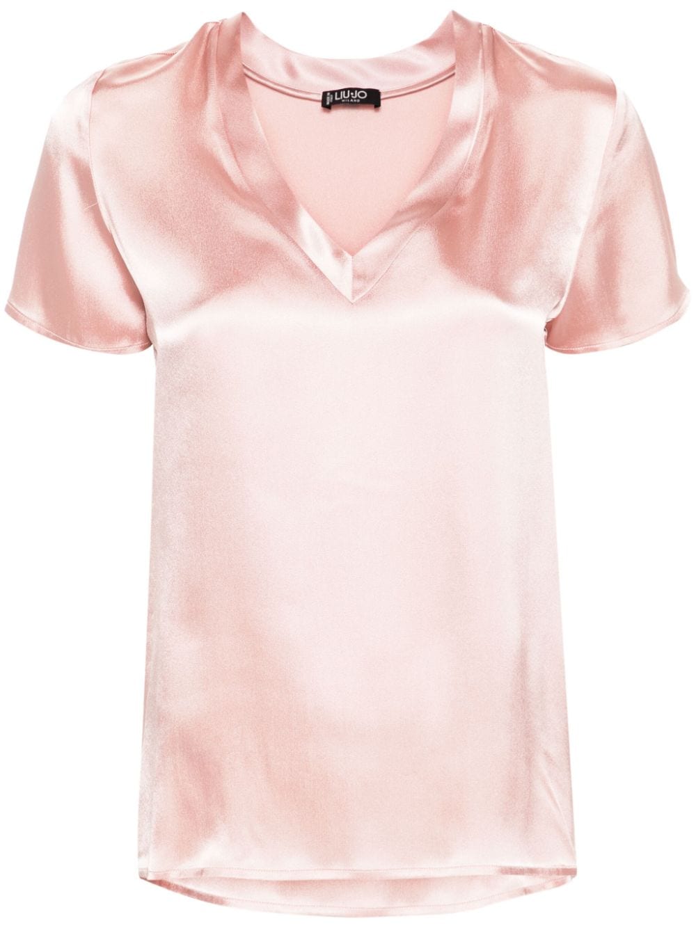 LIU JO V-neck satin blouse - Pink von LIU JO