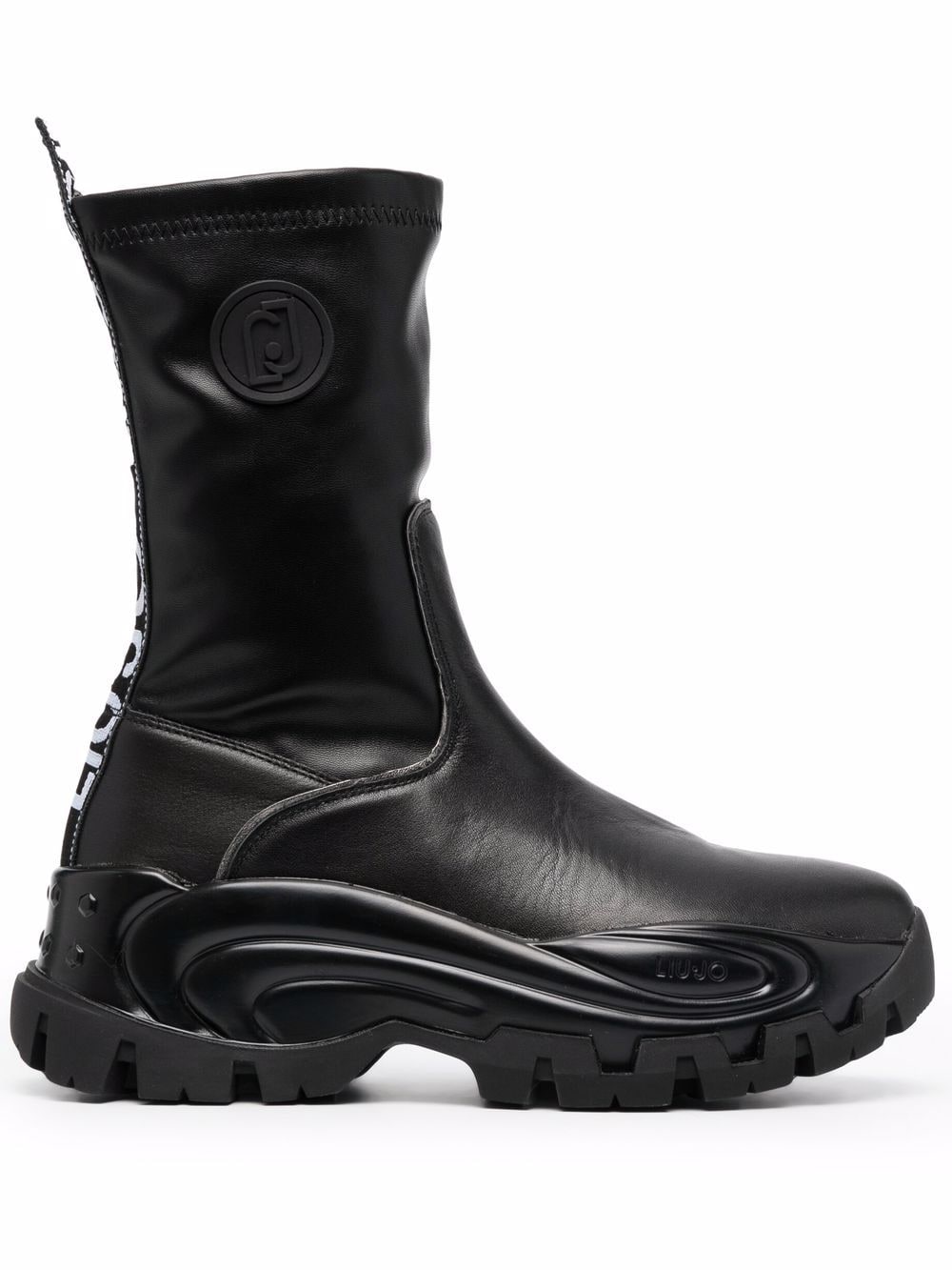 LIU JO Wave 16 chunky boots - Black von LIU JO
